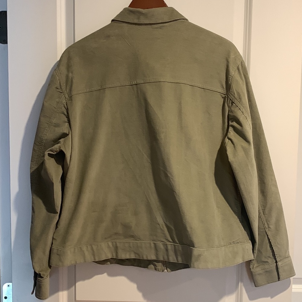 Cathy Daniels Green Corduroy Fill Zipper Jacket Size Large - Picture 4 of 14